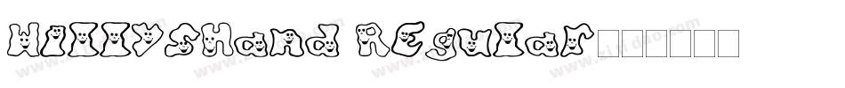 WillysHand Regular字体转换